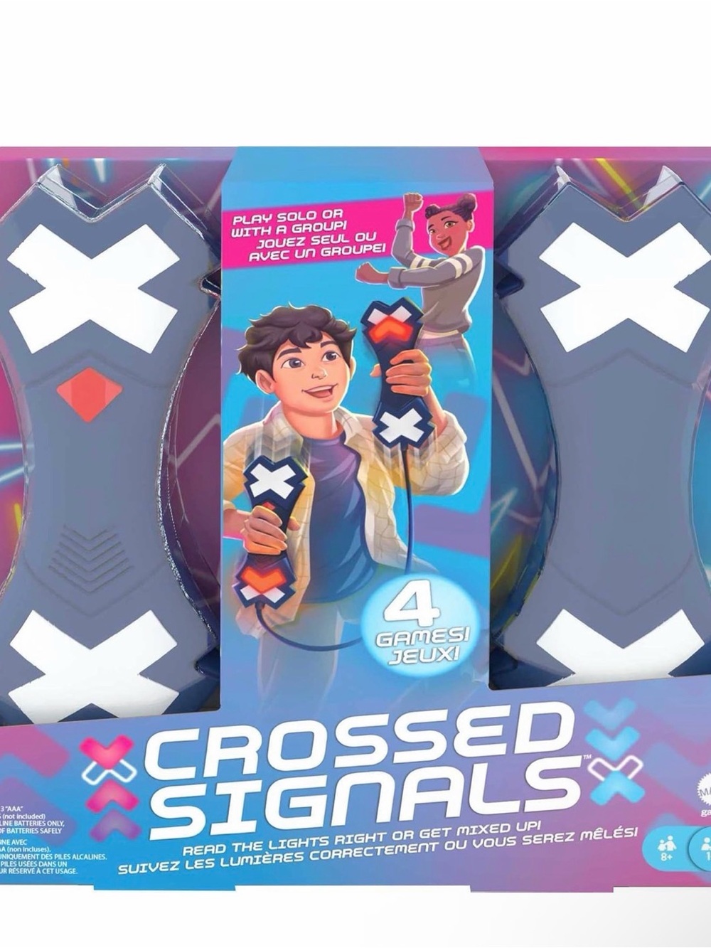 Mattel Crossed Signals Electronic Game with Pair of Talking Light Wands New NIB